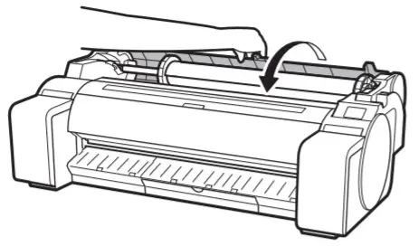 Canon GP 300 Graphics Printer - Roll Holder 6