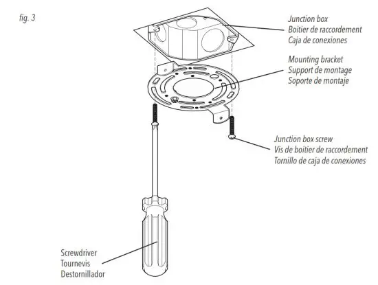 artika PDT-1GL-HD2BL 1-Light LED Pendant - Junction box
