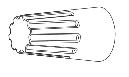 artika PDT-1GL-HD2BL 1-Light LED Pendant - Wire