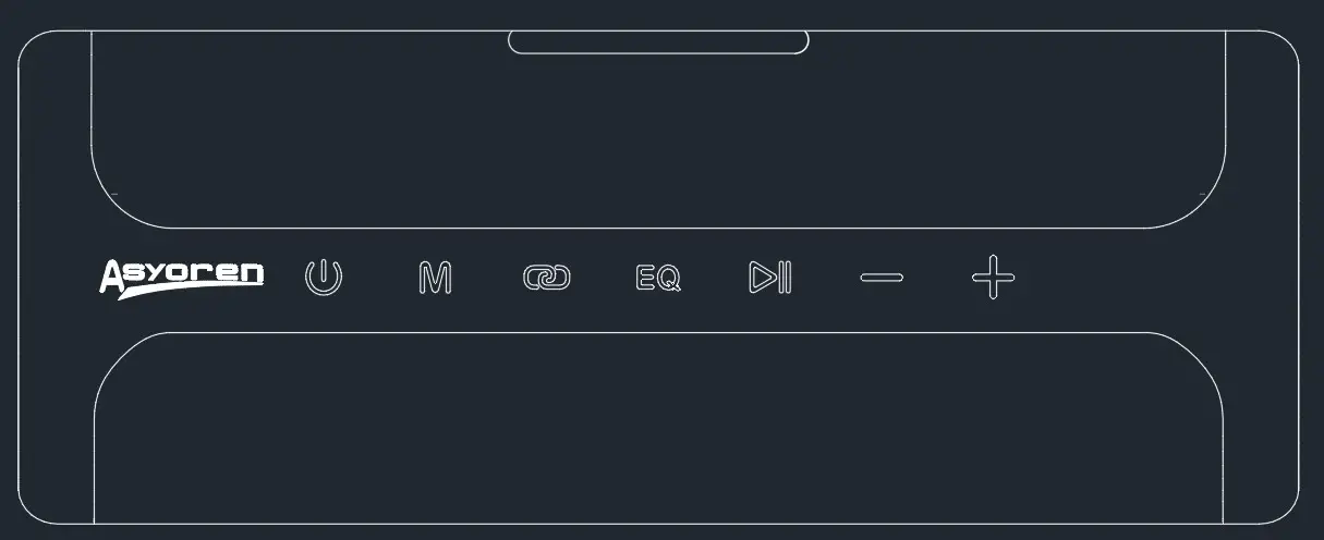 Asyoren A3 Wireless Speaker- the box