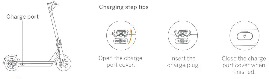 Ninebot Kick Scooter - Charging