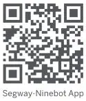 Ninebot Kick Scooter - Scan the QR code to download the App