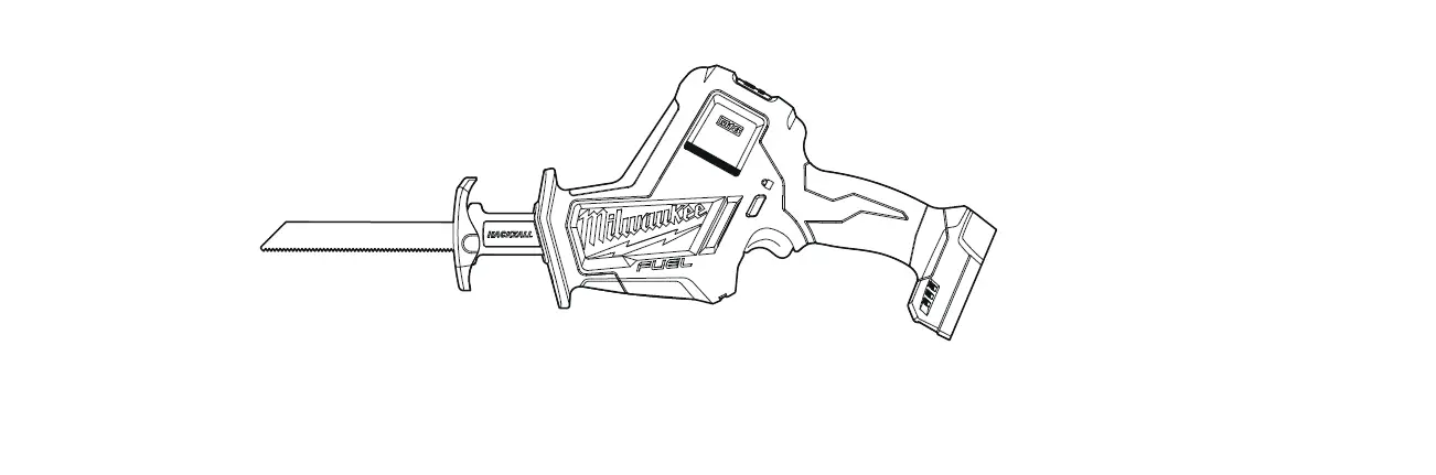 Milwaukee M18 Fuel Hackzall Reciprocating Saw User Manual