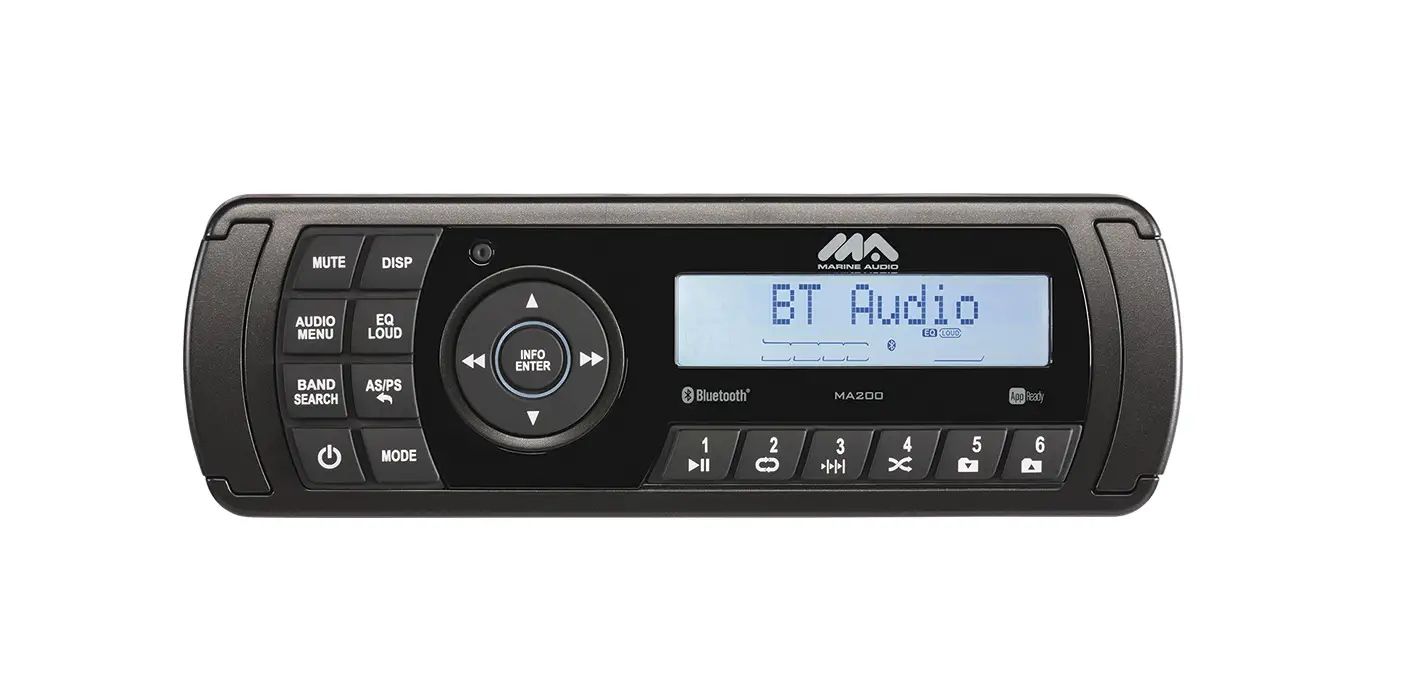 Marine Audio Ma200 Am-fm Usb Bluetooth Waterproof Stereo Speaker User Guide