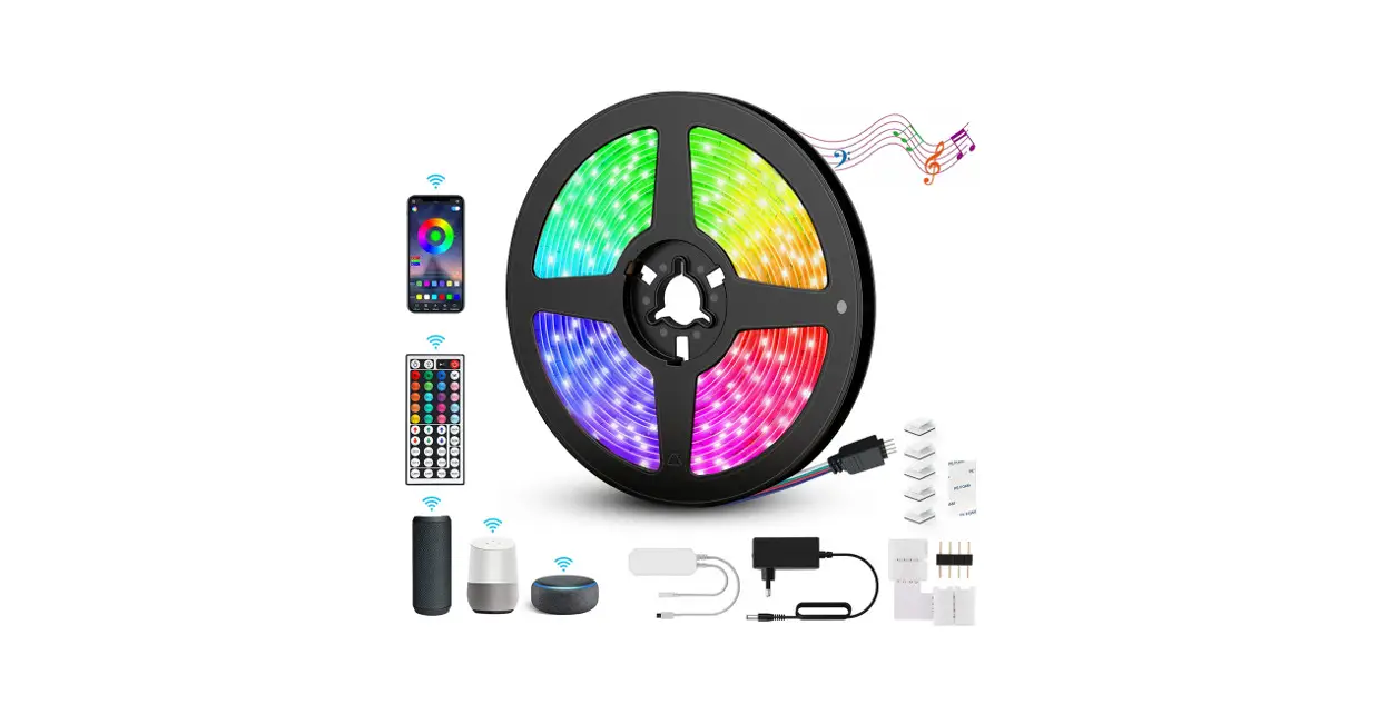 Agptek Ledgtc Led Strip Light With Remote Controller User Guide