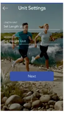Pairing the Scale with Smartphone