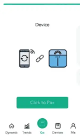 Pairing the Scale with Smartphone