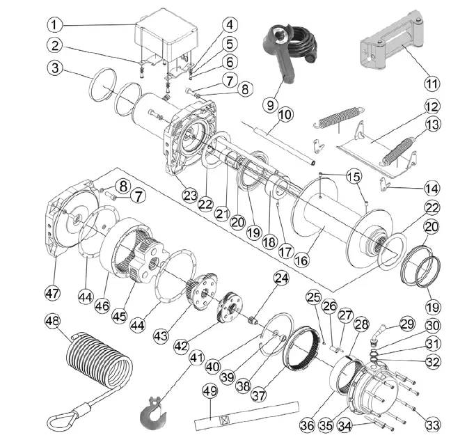 PARTS BREAKDOWN & ASSEMBLY