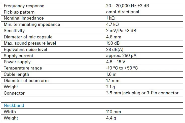 SENNEISER HSP 2 Head-Worn Microphone Beige 10