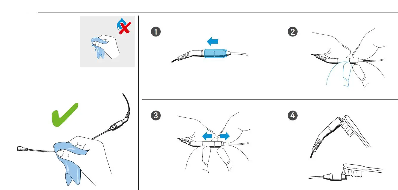 SENNEISER HSP 2 Head-Worn Microphone Beige 7