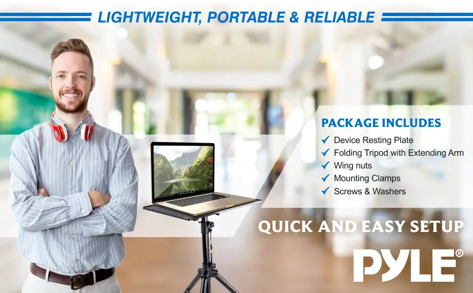 Pyle Universal Laptop Device Stand User Manual