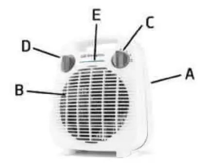 Orbegozo FH 5041 Fan Heater - figure 1