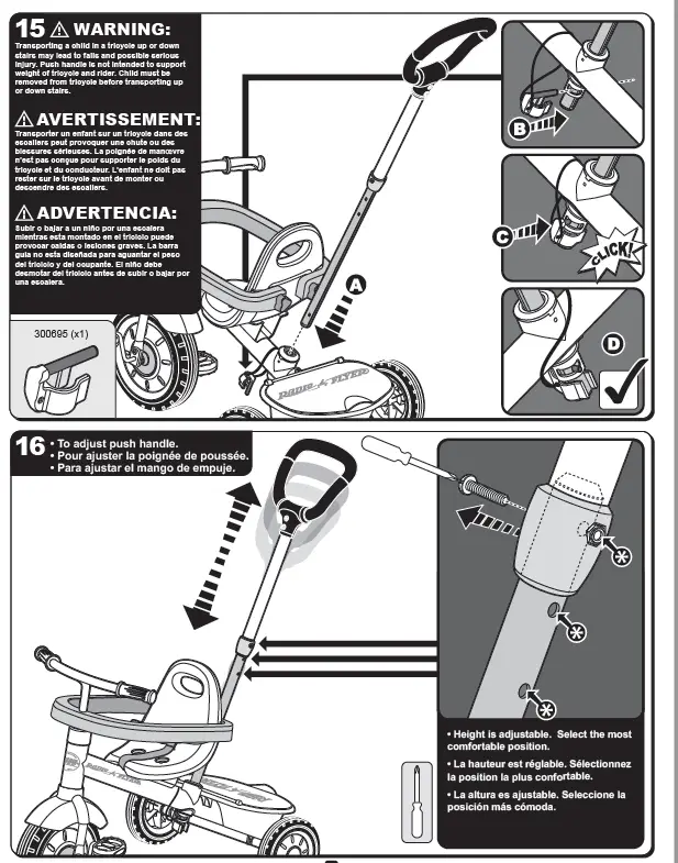 RADIO FLYER 456P 3-in-1 Stroll Cycle 10
