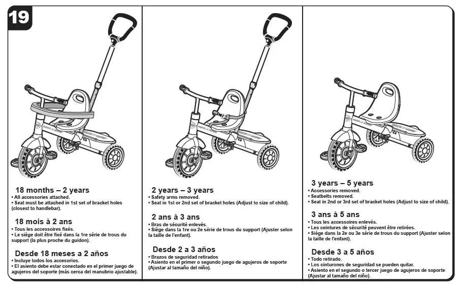 RADIO FLYER 456P 3-in-1 Stroll Cycle 12