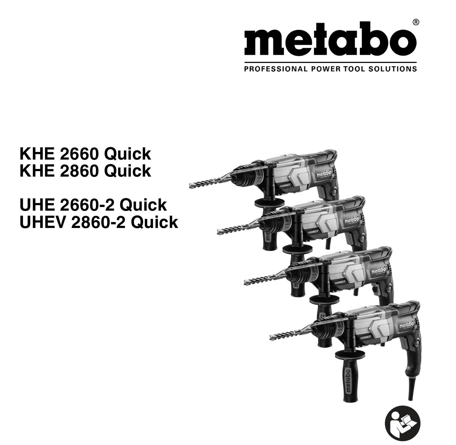 metabo KHE 2660 Unboxing Combination Hammer Instruction Manual