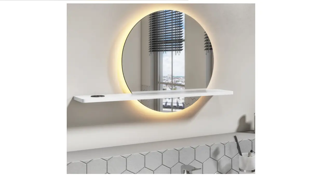 Better Bathrooms Beba_27008 Led Mirror With Wireless Charging Shelf User Manual