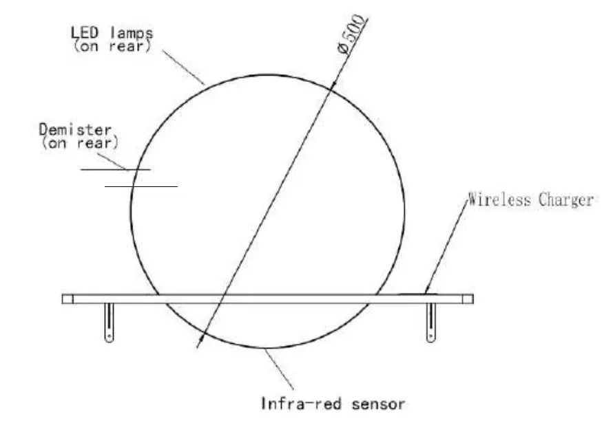 better-bathrooms-BeBa-27008-LED-Mirror-with-Wireless-Charging-Shelf-fig-10