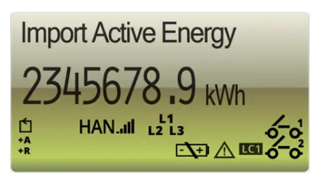 drax SGM1430-B Polyphase Electricity Smart Meter FIG 4