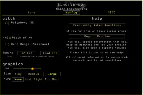 Noise Engineering Sinc Vereor Intuitive Yet Powerful Synthesizer - pitch