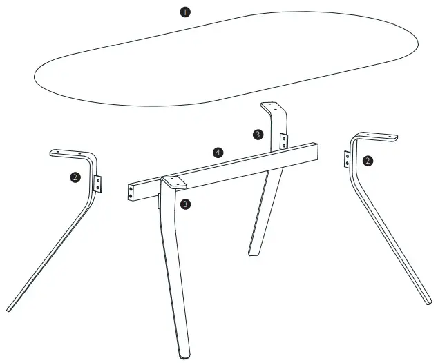 JOHN LEWIS Arc Metal Table Your Dining Table