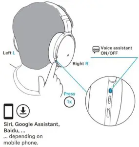 FIG 6 Activating or Deactivating the voice assistant