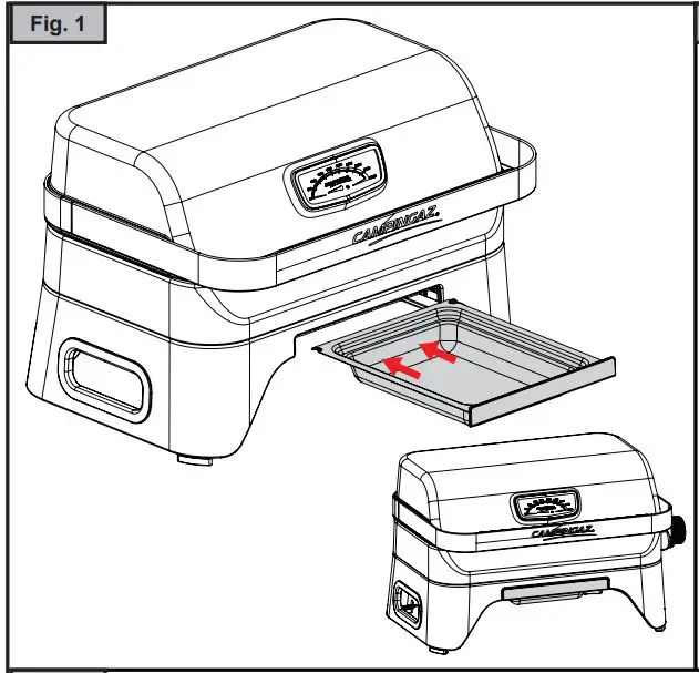 CAMPINGAZ 2go CV ATTITUDE Barbecue (Black) - figure 1