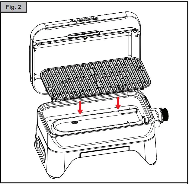 CAMPINGAZ 2go CV ATTITUDE Barbecue (Black) - figure 2