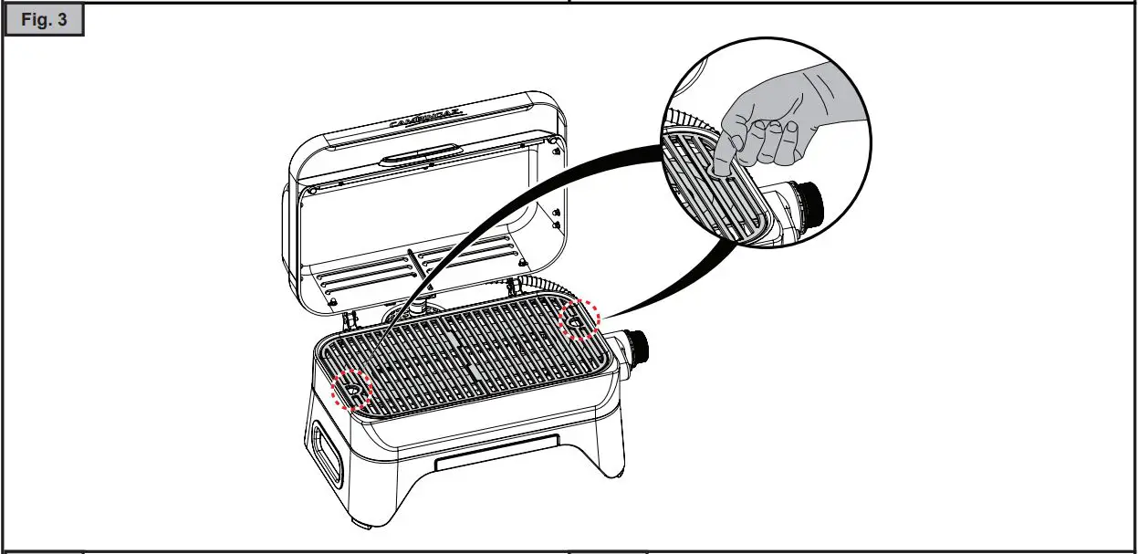 CAMPINGAZ 2go CV ATTITUDE Barbecue (Black) - figure 3