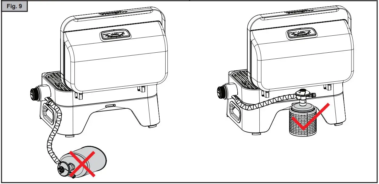 CAMPINGAZ 2go CV ATTITUDE Barbecue (Black) - figure 9