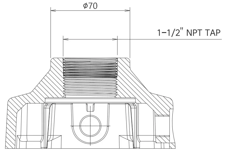 Hanwha Techwin SBP 302CMB Back Box - Installation Precautions