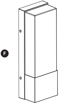 artika OUT-DIC-HD2BL Dixon LED Wall Light - 6