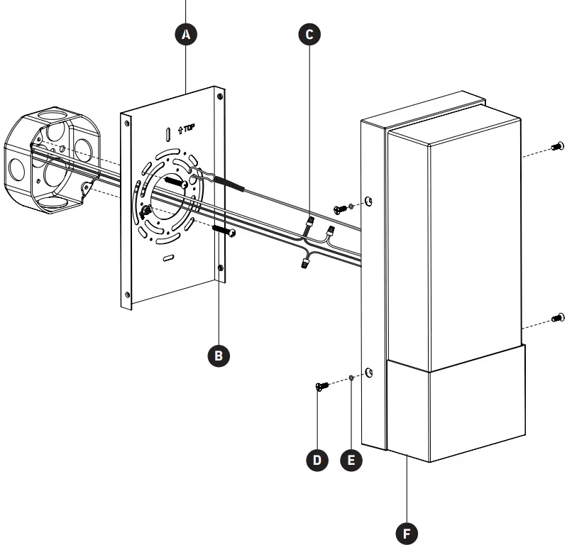 artika OUT-DIC-HD2BL Dixon LED Wall Light - 7