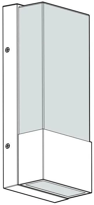 artika OUT-DIC-HD2BL Dixon LED Wall Light