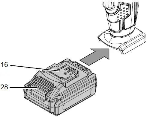 Inserting the battery