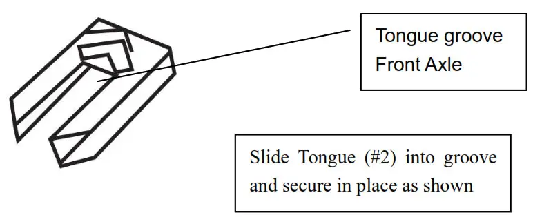 FIELD TUFF 220 LBS Utility Wagon with High Speed Hub-Align holes on the Tongue