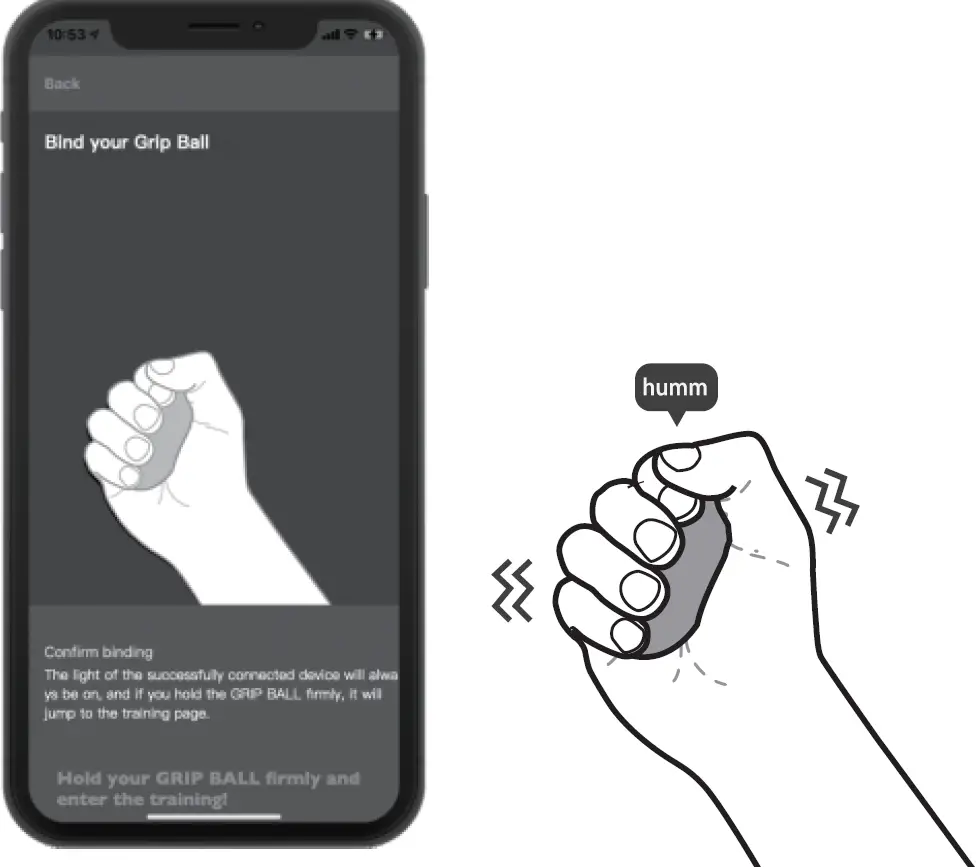 LIGHTMOVE LMG001 Smart Hand Grip Training Device 12