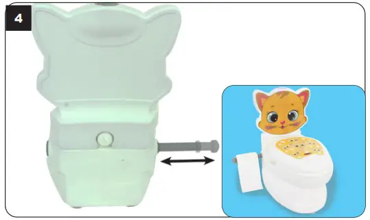 JAMARA 460955 Meine Kleine Small Cat Toilette - Verletzungen vermeiden 4