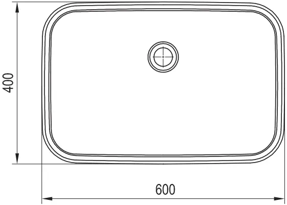 RAVAK Ceramic R Washbasin Ceramic R B