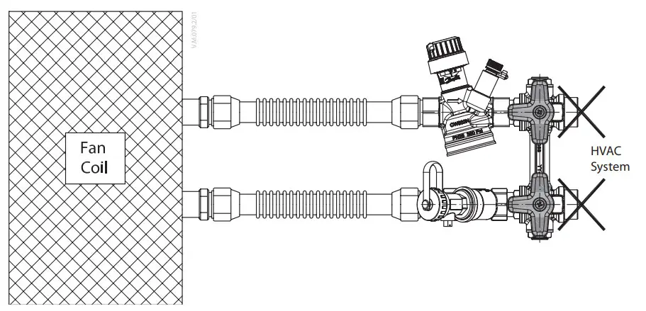 Danfoss AB QM 4 0 Flexo Flexible PICV connection set for Fan Coil Units - figure 11