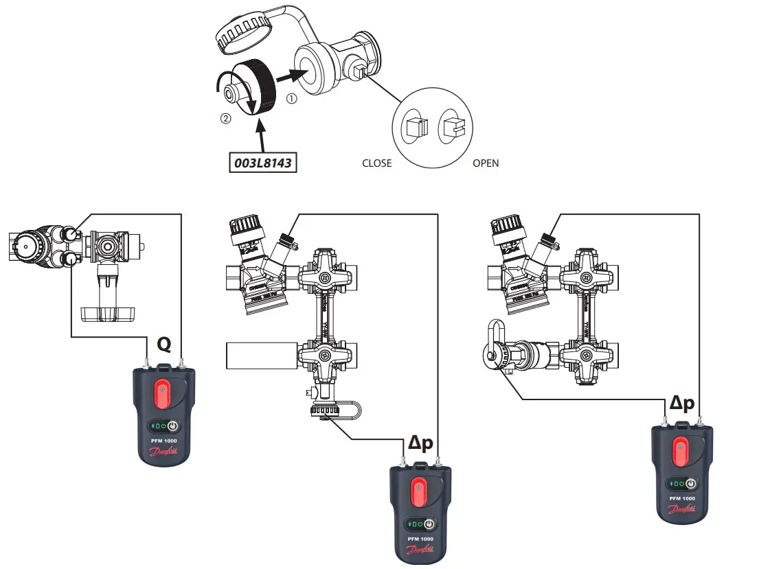 Danfoss AB QM 4 0 Flexo Flexible PICV connection set for Fan Coil Units - figure 15