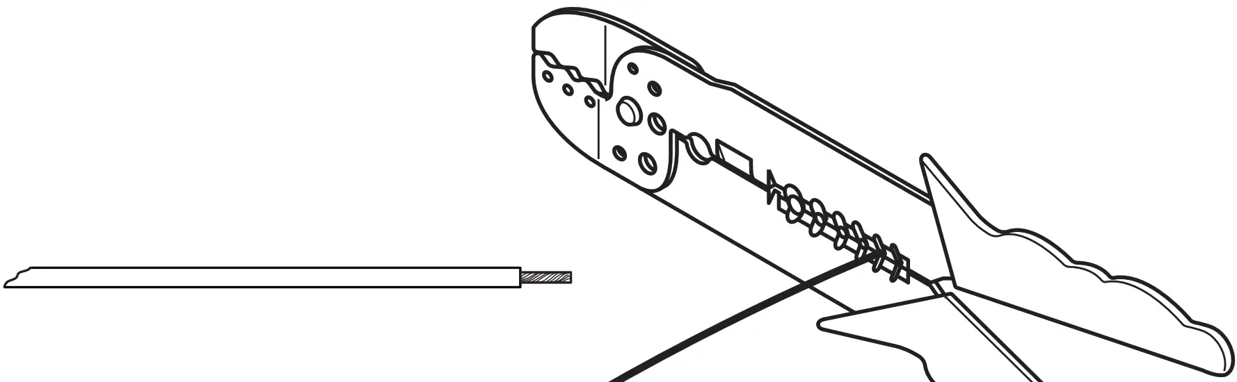 CRUTCHFIELD Metra Receiver Wiring Adaptor - Strip wires back