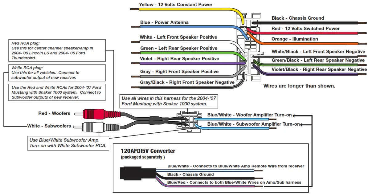 CRUTCHFIELD Metra Receiver Wiring Adaptor