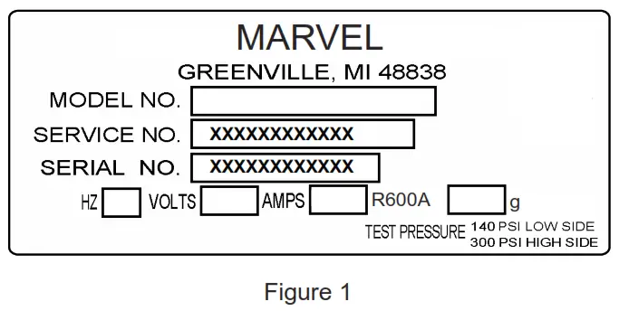 MARVEL MLBD224 UNDERCOUNTER REFRIGERATION - Fig