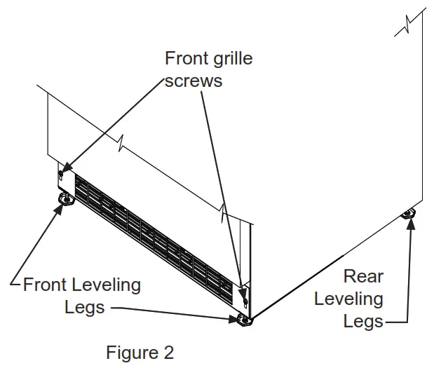 MARVEL MLBD224 UNDERCOUNTER REFRIGERATION - Figure