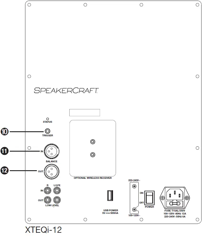 SPEAKER-CRAFT-XTEQi-12-Subwoofer-Multi-voltage-fig-2