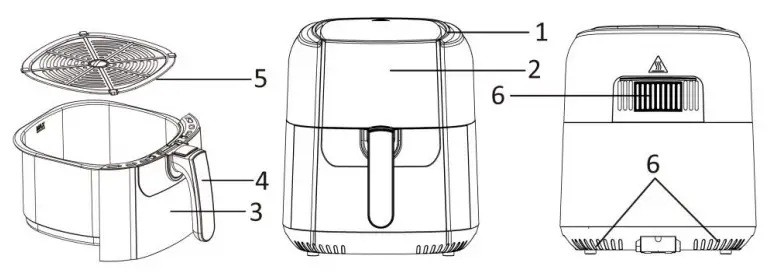 emerio AF 123544 Airfryer - Figure 1