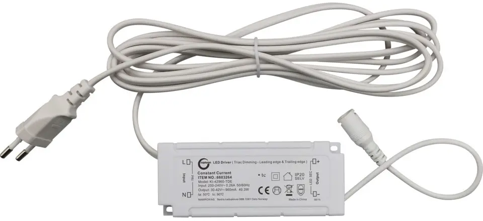 namron Driver Dimbar til LED Panel