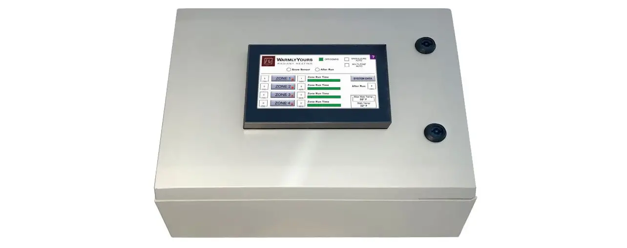 Warmlyyours Sc-mz-touch Zonebraker Touchscreen Multi-zone Snow Melting Controller User Manual