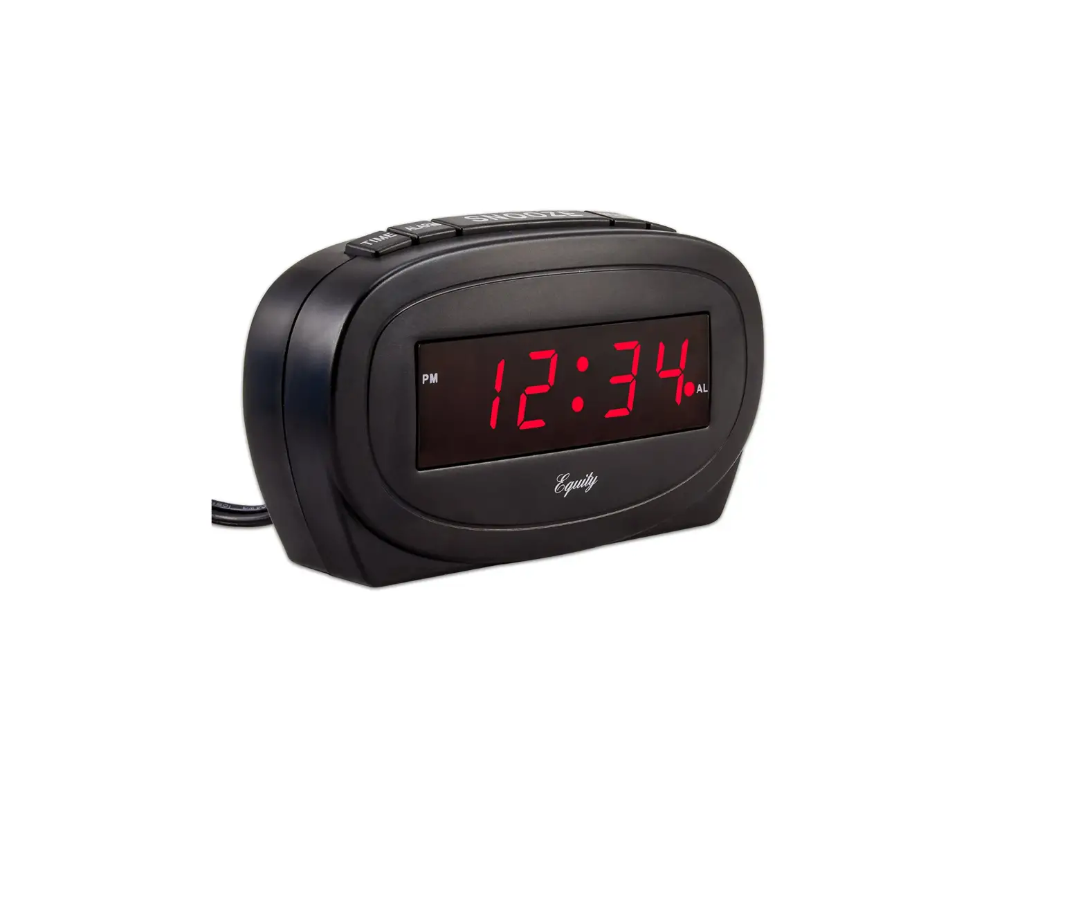 Equity By La Crosse 30228 Led Alarm Clock, Black User Manual