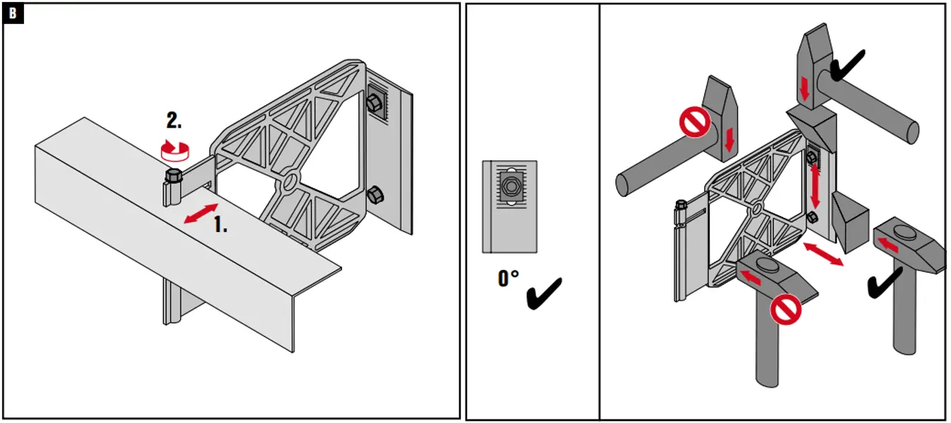 HILTI MFT FOX HT Rain Screen Bracket - 1